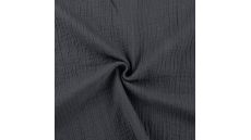Tkaná bavlněná látka s příměsí lnu - denim