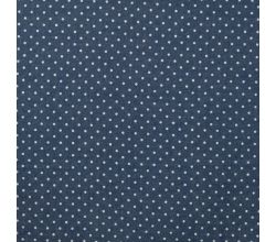 Chambray Print, Dots, Denim
