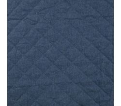 Chambray Uni Quilt - Denim 100% CO