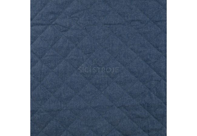 Chambray Uni Quilt - Denim 100% CO