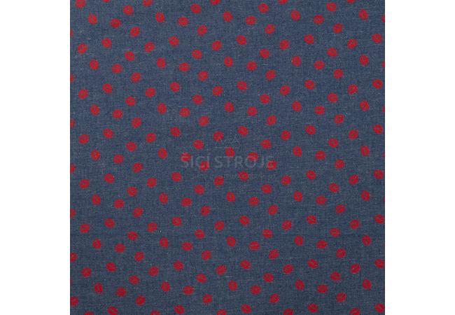 Chambray Print - Denim