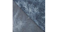 Chambray Tie Dye Print - Denim