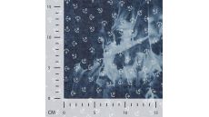 Chambray Tie Dye Print - Denim