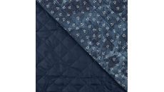 Chambray Tie Die Print Quilt - Denim
