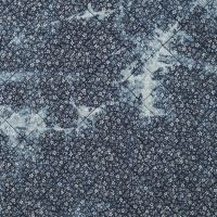 Chambray Tie Dye Print Quilt - Denim