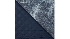 Chambray Tie Dye Print Quilt - Denim