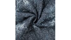 Chambray Tie Dye Print Quilt - Denim