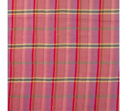 Viscose Check, Fuchsia