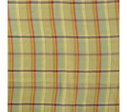 Viscose Check, Lime