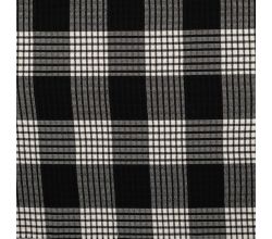 Fancy 2 Tone Check Jiska, Black/White