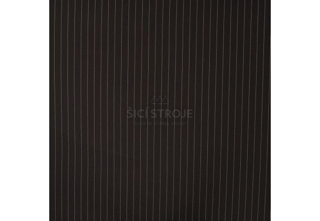 Pin Stripe "Tommy" - Black