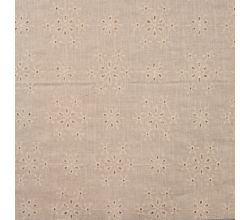 Viscose Linen Lilian Emb 1, Sand
