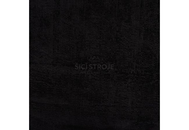 Praný manšestr - black