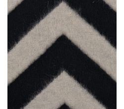 Wool Zigzag, Black/White