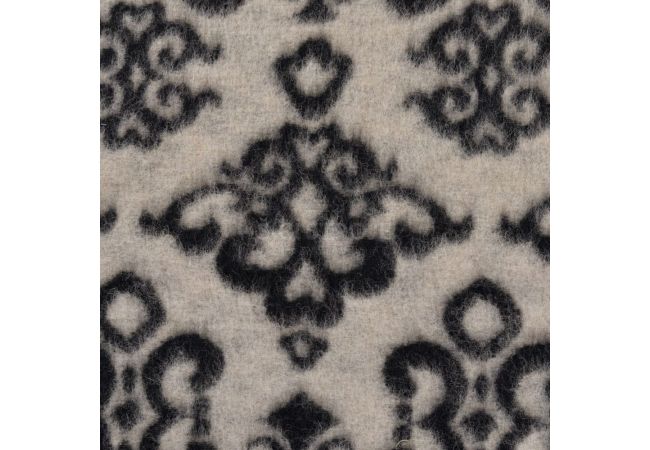 Wool Ornaments - Black/White