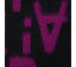Wool Alphabet, Black Cyclam