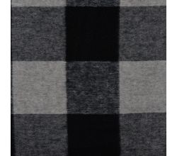 Brushed Check Fathia, Black
