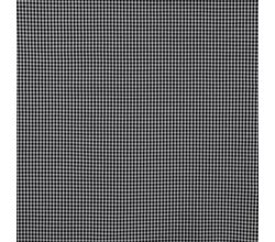 Bengaline Check Fetine, Black/White
