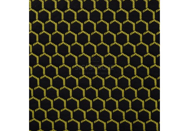 Jersey Quilt Friso - Lime Black