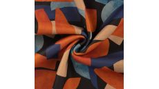 Glasgow Digi Print - Abstract, Cognac