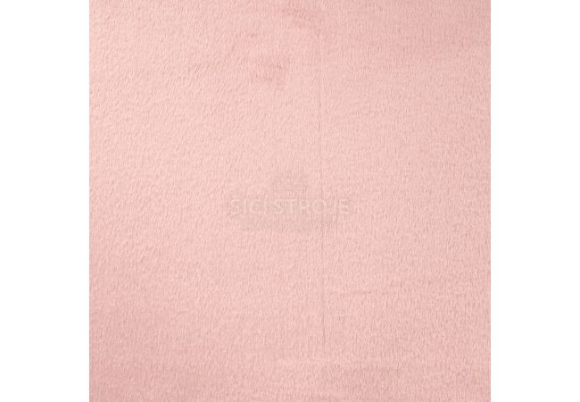 Fake Fur With Foil - Old Pink