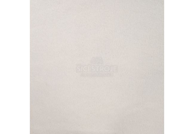 Fake Fur With Foil - Ecru