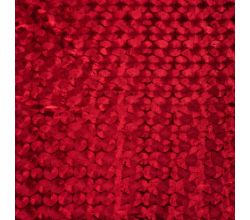 Velour Embossed, Red