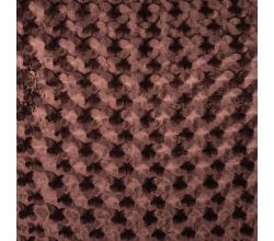 Velour Embossed, Dark Brown