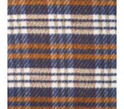 Woollen Check Kirstie, Cognac