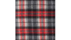 Wool Poly Check Keila - Red
