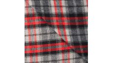 Wool Poly Check Keila - Red