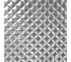 Quilted Poly Creased, Silver Grey
