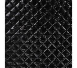 Quilted Poly Creased, Black
