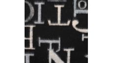 Colored Letters Keith - Grey Off White Black