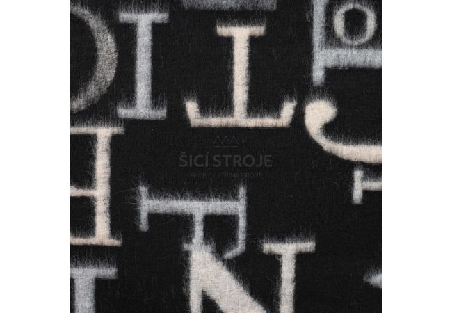 Colored Letters Keith - Grey Off White Black