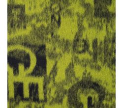 Brushed Letters Kai, Black Lime