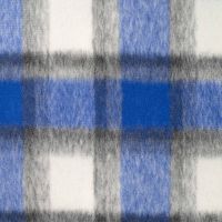 Brushed Check Kyran - Royal Grey