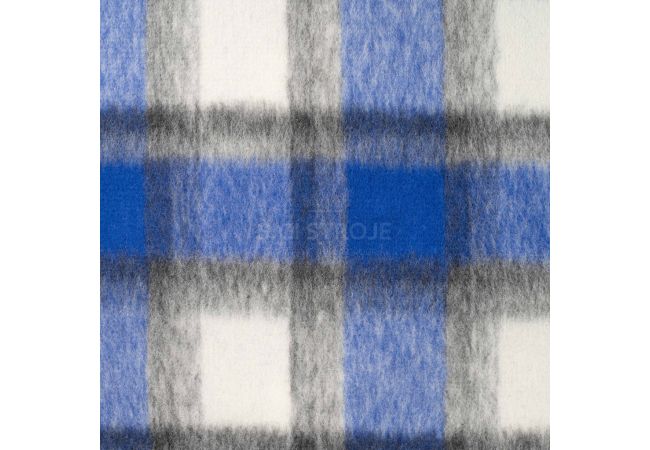 Brushed Check Kyran - Royal Grey