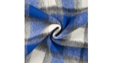 Brushed Check Kyran - Royal Grey