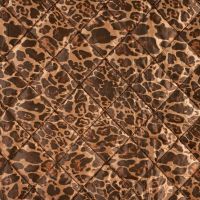 Quilt Print Leopard - Leopard, Dark Brown