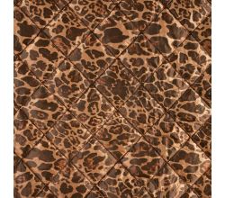 Quilt Print Leopard, Leopard, Dark Brown