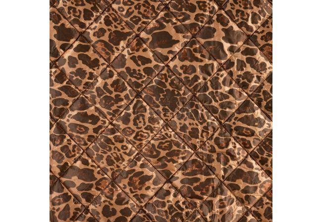 Quilt Print Leopard - Leopard, Dark Brown