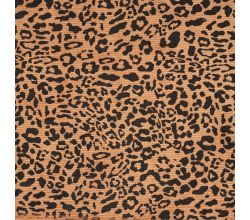 Washed Corduroy Printed, Leopard, Stone