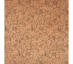 Washed Corduroy Printed, Flowers, Stone