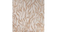 Scuba Suede Foil Print - Zebra, Sand