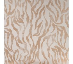 Scuba Suede Foil Print, Zebra, Sand