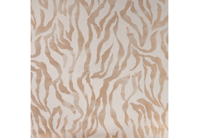 Scuba Suede Foil Print - Zebra, Sand