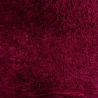 Velour De Pannes Uni - Aubergine