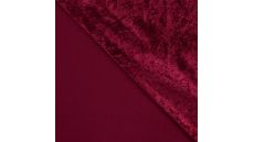Velour De Pannes Uni - Aubergine