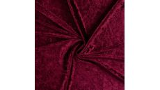 Velour De Pannes Uni - Aubergine